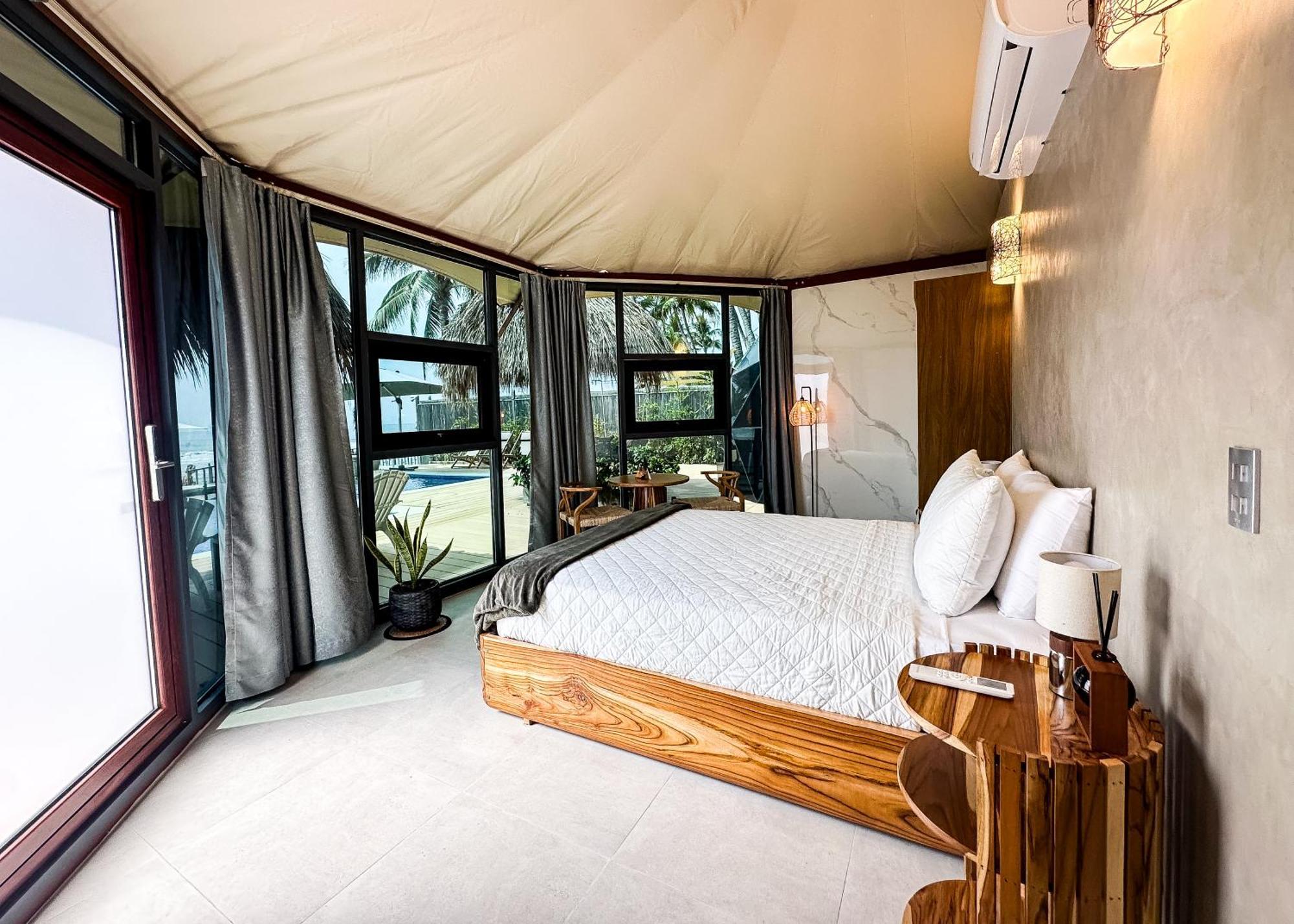 Almare Zonte - Beachfront Glamping Hotel El Zonte Exterior foto